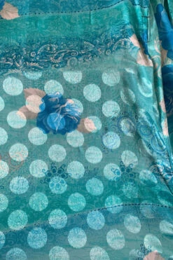 Venus Maxi Dress - Vintage Sari - Icy Aqua & Blue Rose Floral - Size M/L 10 Venus Maxi Dress - Vintage Sari - Icy Aqua & Blue Rose Floral - Size M/L -KIKIS Clothing Shop image acb021a3 13ff 4d62 8acb 458fa7d0ea96