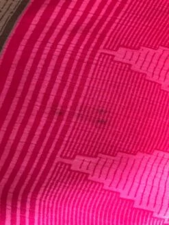 Stevie Maxi Dress - Vintage Indian Sari - Fuchsia & Slate Block Print - XS -KIKIS Clothing Shop image b679847b 0154 4a17 8e8f 628ca3440551