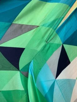 Blossom Halter-Neck Maxi Dress - Vibrant Geometric Graphic Print - Free Size S/M -KIKIS Clothing Shop image baef34a4 2587 4b90 94ae 16fe6ab6a7b0