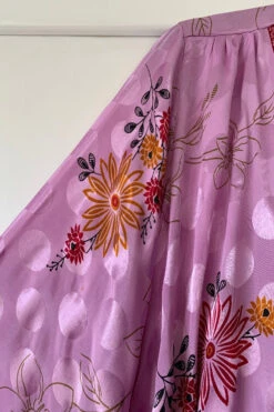 Karina Kimono Mini Dress - Vintage Sari - Garden Cosmos Floral - Free Size XL 11 Karina Kimono Mini Dress - Vintage Sari - Garden Cosmos Floral - Free Size XL -KIKIS Clothing Shop image c247822d ce23 4f59 b2fd 8b17a12dcb04