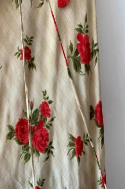 Blossom Halter Maxi Dress - Vintage Sari - Cream & Rouge Rose Floral - Free Size L/XL 9 Blossom Halter Maxi Dress - Vintage Sari - Cream & Rouge Rose Floral - Free Size L/XL -KIKIS Clothing Shop image c6d30705 8ace 448d b1d8 30bf634ced81