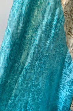 Eden Halter Maxi Dress - Vintage Sari - Baby Blue & Beige Stripe Floral - Free Size S/M 11 Eden Halter Maxi Dress - Vintage Sari - Baby Blue & Beige Stripe Floral - Free Size S/M -KIKIS Clothing Shop image cd6d4e8a 40ee 4bd0 98ce 014b3c9a1376