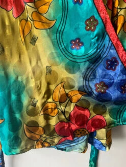 Karina Kimono Mini Dress - Vintage Sari - Vivid Kaleidoscope Floral - Free Size S/M 10 Karina Kimono Mini Dress - Vintage Sari - Vivid Kaleidoscope Floral - Free Size S/M -KIKIS Clothing Shop image e7ba159a f27b 443c 8872 b6baf95e2ad1