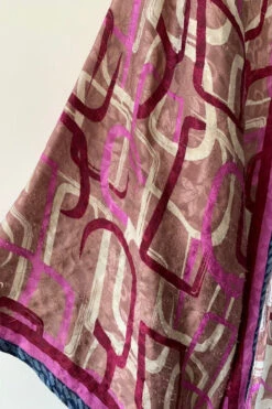 Karina Kimono Mini Dress - Vintage Sari - Geometric Dusted Rose - Free Size XL 15 Karina Kimono Mini Dress - Vintage Sari - Geometric Dusted Rose - Free Size XL -KIKIS Clothing Shop image e8a4ca92 d508 4258 a258 35d2edffe4bb