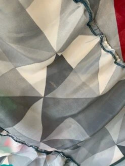 Blossom Halter-Neck Maxi Dress - Vibrant Geometric Graphic Print - Free Size S/M -KIKIS Clothing Shop image ef7b7f93 c6a9 4a00 b488 5f1c773bb018