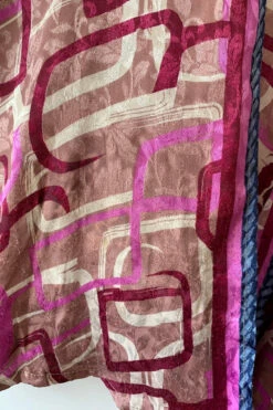 Karina Kimono Mini Dress - Vintage Sari - Geometric Dusted Rose - Free Size XL 16 Karina Kimono Mini Dress - Vintage Sari - Geometric Dusted Rose - Free Size XL -KIKIS Clothing Shop image fb12f5d4 f53f 4500 af6d 0e14cc90cfe2