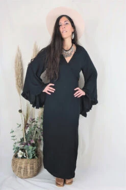 Khroma Venus Maxi Dress - Nightshade Black