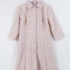 Vintage Jacket Dress - Pale Peach Fans - Size M